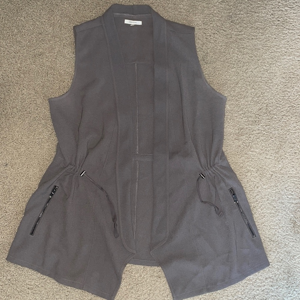 Maurice’s Mauve Flowy Vest